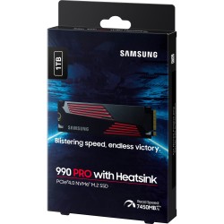 Samsung 990 PRO - 1TB M.2 2280 NVMe PCIe Gen4 x4 SSD with Heatsink - Retail — Buy in Cyprus with Fast Delivery