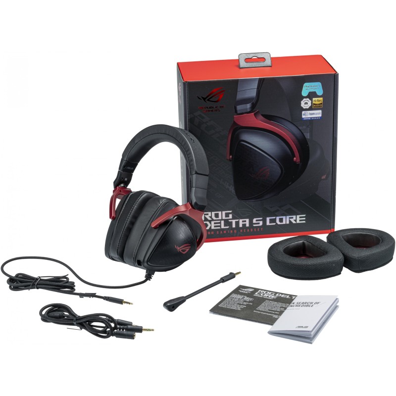 ASUS ROG Delta S Core - Wired Gaming Headset, Black, Virtual 7.1, 32Ω, 20–40000Hz — Buy in Cyprus with Fast Delivery