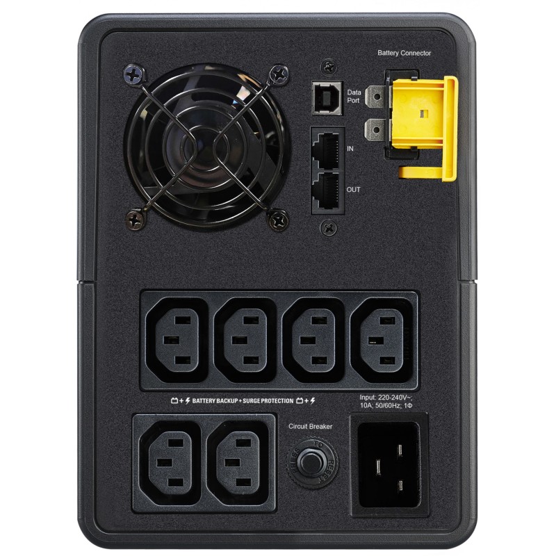 APC Back-UPS BX2200MI - 2200VA (1200W) Line-Interactive Tower UPS, 6× IEC C13, AVR, Black — Buy in Cyprus with Fast Delivery