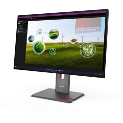 Lenovo ThinkVision P27Q-40 - 27" QHD (2560x1440) IPS 120Hz Monitor, HDR10, USB-C KVM, Eclipse Black