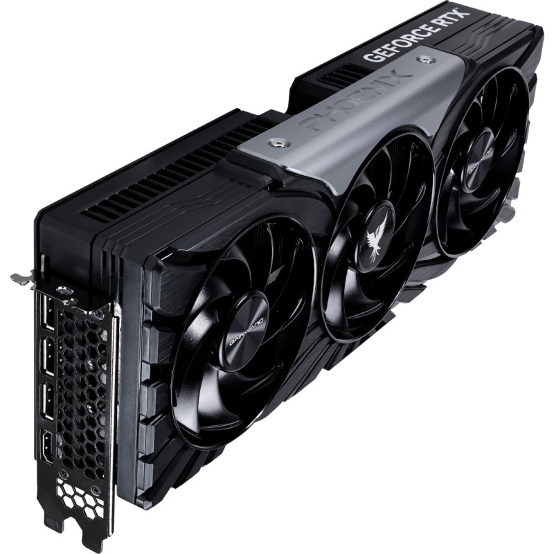 Gainward Phoenix GeForce RTX 5080 - 16GB GDDR7, 256-bit, 2617MHz Boost - PCIe 5.0, 3x Fans, Black/Silver