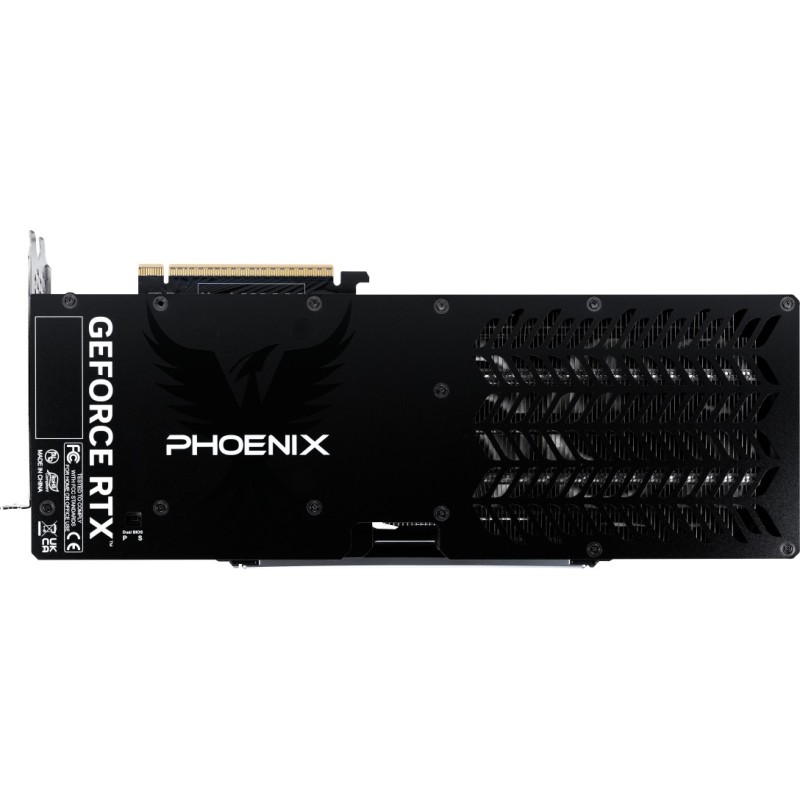 Gainward Phoenix GeForce RTX 5080 - 16GB GDDR7, 256-bit, 2617MHz Boost - PCIe 5.0, 3x Fans, Black/Silver
