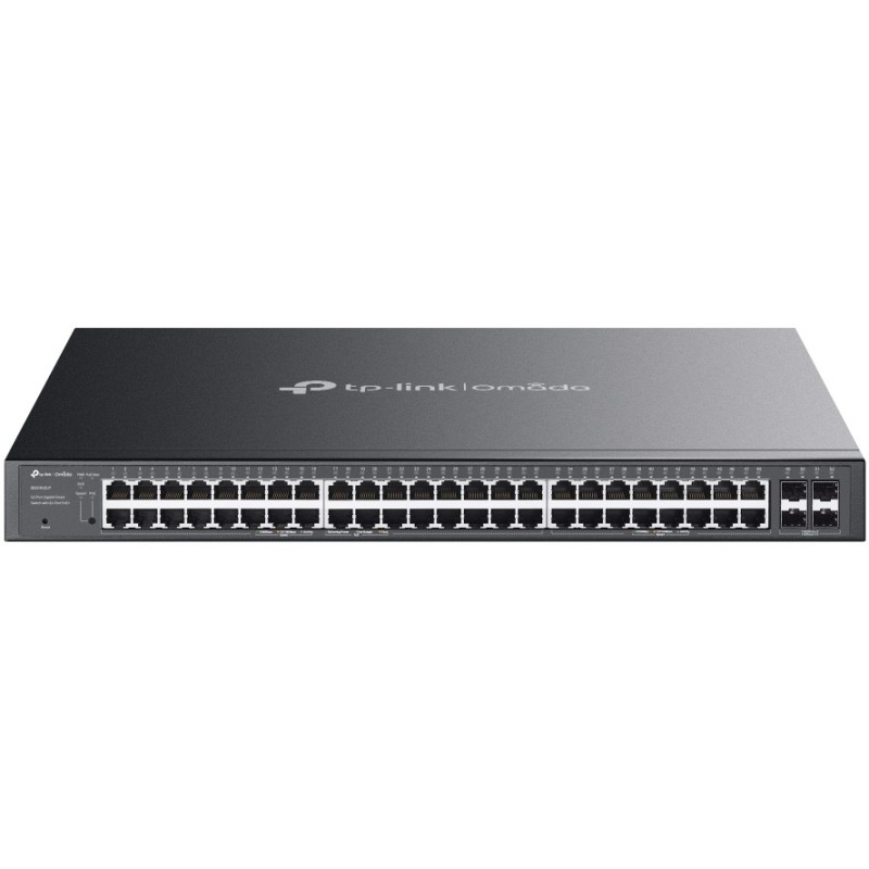 TP-Link Omada Switch SG2452LP - 52-Port Gigabit (32x PoE+) - Managed L2, 1U Rackmount, Black