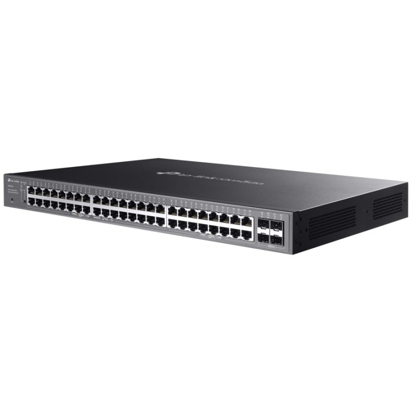 TP-Link Omada Switch SG2452LP - 52-Port Gigabit (32x PoE+) - Managed L2, 1U Rackmount, Black