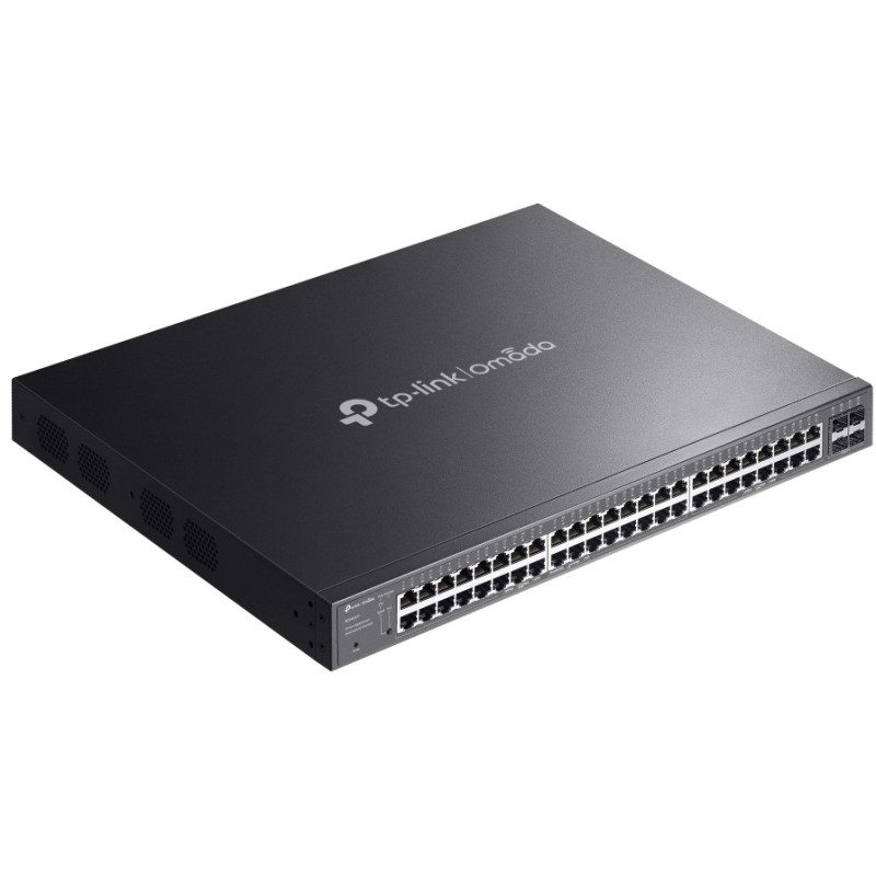 TP-Link Omada Switch SG2452LP - 52-Port Gigabit (32x PoE+) - Managed L2, 1U Rackmount, Black