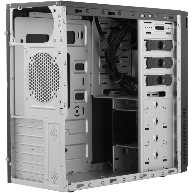Chieftec Elox HC-10B-OP - Black Mini-Tower PC Case, ATX/mATX/Mini-ITX, 380mm GPU, 155mm CPU Cooler Clearance