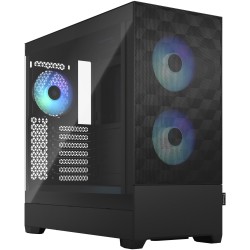 Fractal Design Pop Air RGB - Mid Tower PC Case - Black, Tempered Glass Window, ARGB Fans — Buy in Cyprus with Fast Delivery