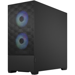Fractal Design Pop Air RGB - Mid Tower PC Case - Black, Tempered Glass Window, ARGB Fans — Buy in Cyprus with Fast Delivery