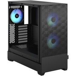 Fractal Design Pop Air RGB - Mid Tower PC Case - Black, Tempered Glass Window, ARGB Fans — Buy in Cyprus with Fast Delivery