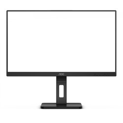 AOC 27E3QAF - 27-inch FHD IPS Monitor (1920x1080), 75Hz, 4ms, HDMI/DP/VGA, Built-in Speakers, Pivot & Height Adjust, Black