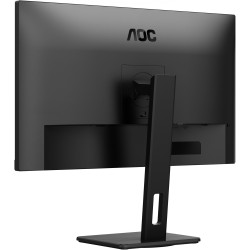 AOC 27E3QAF - 27-inch FHD IPS Monitor (1920x1080), 75Hz, 4ms, HDMI/DP/VGA, Built-in Speakers, Pivot & Height Adjust, Black