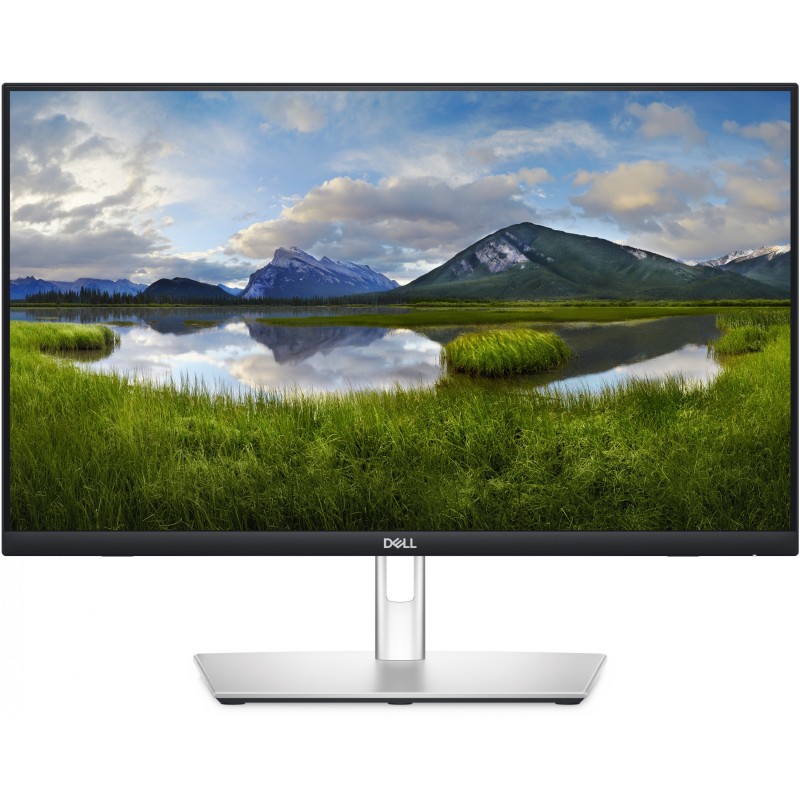 Dell P2424HT - 23.8in FHD Touch IPS Monitor - USB-C 90W PD, HDMI 1.4, DP 1.2, Pivot, Silver/Black