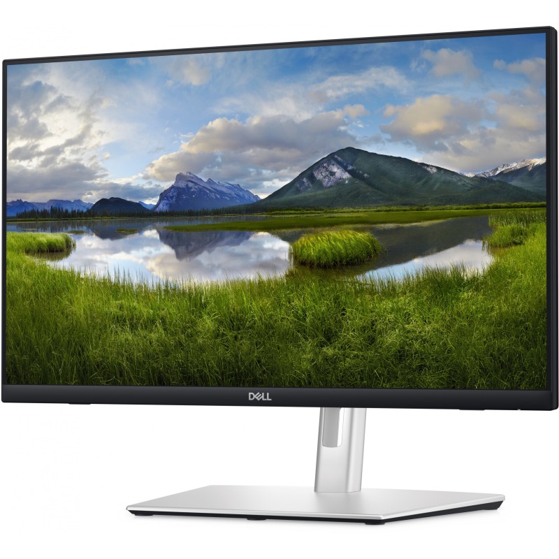 Dell P2424HT - 23.8in FHD Touch IPS Monitor - USB-C 90W PD, HDMI 1.4, DP 1.2, Pivot, Silver/Black