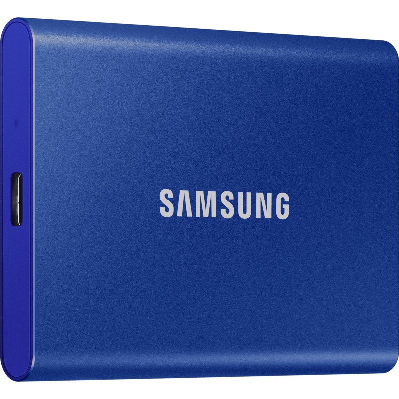 Samsung Portable SSD T7 - 2TB - USB 3.2 Gen2 (USB-C), 1050/1000 MB/s, Blue, AES-256 — Buy in Cyprus with Fast Delivery