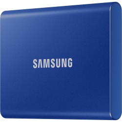 Samsung Portable SSD T7 - 2TB - USB 3.2 Gen2 (USB-C), 1050/1000 MB/s, Blue, AES-256 — Buy in Cyprus with Fast Delivery