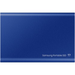 Samsung Portable SSD T7 - 2TB - USB 3.2 Gen2 (USB-C), 1050/1000 MB/s, Blue, AES-256 — Buy in Cyprus with Fast Delivery