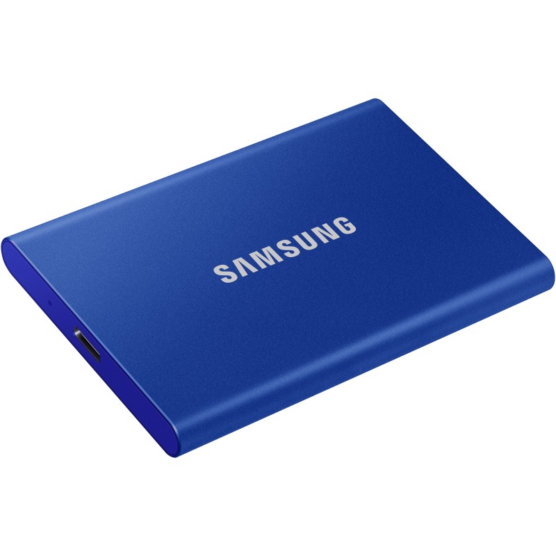 Samsung Portable SSD T7 - 2TB - USB 3.2 Gen2 (USB-C), 1050/1000 MB/s, Blue, AES-256 — Buy in Cyprus with Fast Delivery