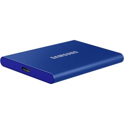 Samsung Portable SSD T7 - 2TB - USB 3.2 Gen2 (USB-C), 1050/1000 MB/s, Blue, AES-256 — Buy in Cyprus with Fast Delivery