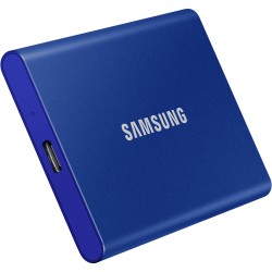 Samsung Portable SSD T7 - 2TB - USB 3.2 Gen2 (USB-C), 1050/1000 MB/s, Blue, AES-256 — Buy in Cyprus with Fast Delivery
