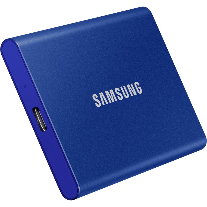 Samsung Portable SSD T7 - 2TB - USB 3.2 Gen2 (USB-C), 1050/1000 MB/s, Blue, AES-256 — Buy in Cyprus with Fast Delivery