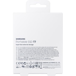 Samsung Portable SSD T7 - 2TB - USB 3.2 Gen2 (USB-C), 1050/1000 MB/s, Blue, AES-256 — Buy in Cyprus with Fast Delivery