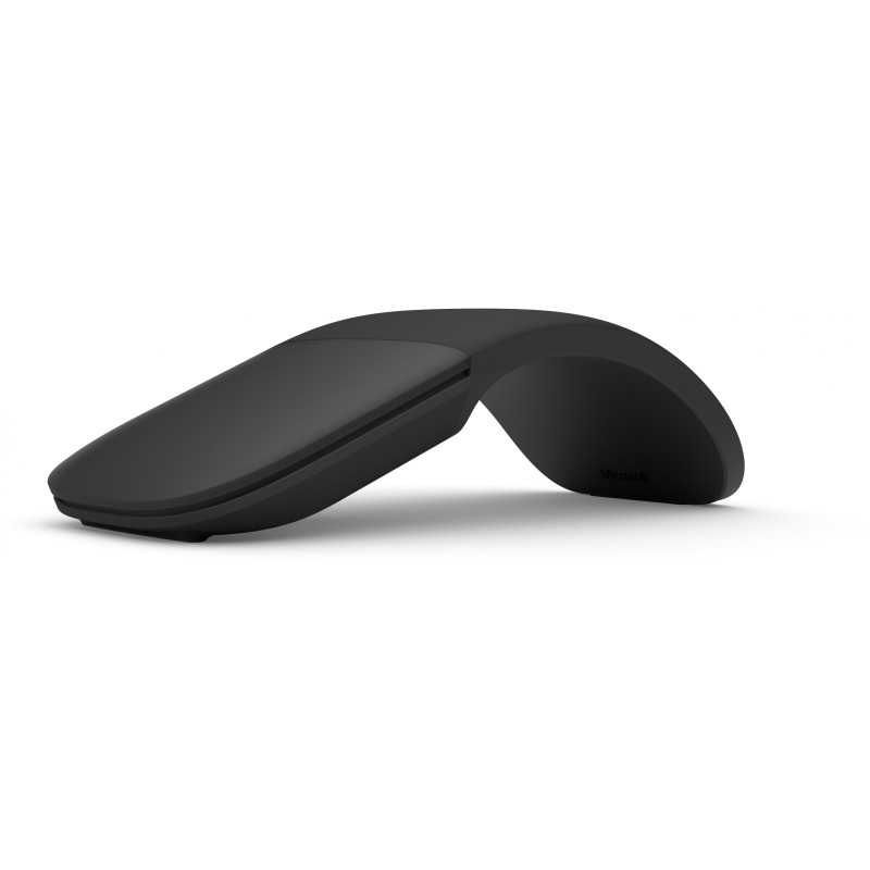 Microsoft Surface Arc Mouse - Black - Ambidextrous, Bluetooth 5.0, BlueTrack 1800 DPI, Touch Scroll