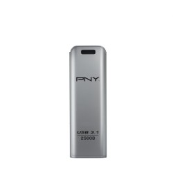 PNY Elite Steel USB 3.2 Gen 1 Flash Drive - FD256ESTEEL31G - Stainless Steel, 256 GB — Buy in Cyprus with Fast Delivery