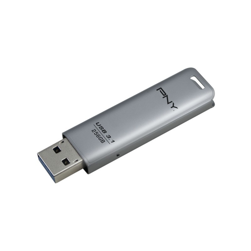 PNY Elite Steel USB 3.2 Gen 1 Flash Drive - FD256ESTEEL31G - Stainless Steel, 256 GB — Buy in Cyprus with Fast Delivery