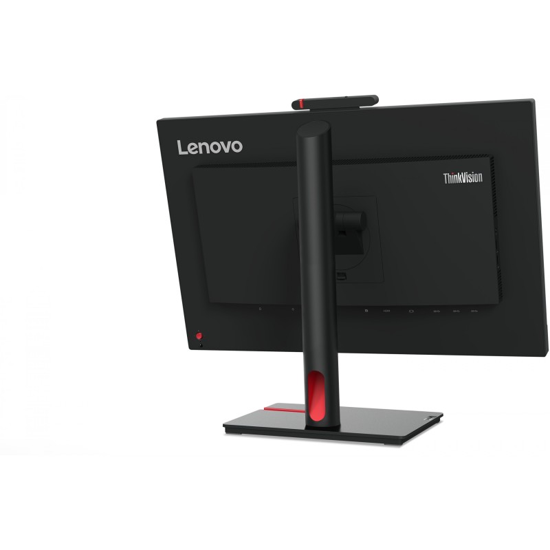 Lenovo ThinkVision T24v-30 - 23.8in FHD (1920x1080) IPS 75Hz Monitor, 4ms, Webcam & Speakers, HDMI/DP/VGA, Raven Black
