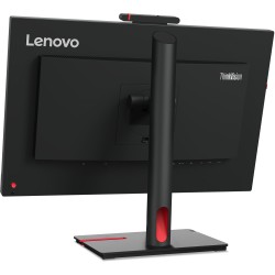 Lenovo ThinkVision T24v-30 - 23.8in FHD (1920x1080) IPS 75Hz Monitor, 4ms, Webcam & Speakers, HDMI/DP/VGA, Raven Black