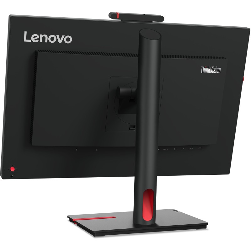Lenovo ThinkVision T24v-30 - 23.8in FHD (1920x1080) IPS 75Hz Monitor, 4ms, Webcam & Speakers, HDMI/DP/VGA, Raven Black