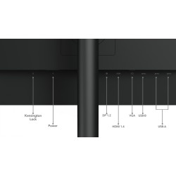 Lenovo ThinkVision T24v-30 - 23.8in FHD (1920x1080) IPS 75Hz Monitor, 4ms, Webcam & Speakers, HDMI/DP/VGA, Raven Black