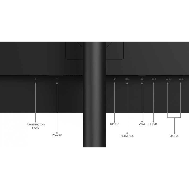 Lenovo ThinkVision T24v-30 - 23.8in FHD (1920x1080) IPS 75Hz Monitor, 4ms, Webcam & Speakers, HDMI/DP/VGA, Raven Black