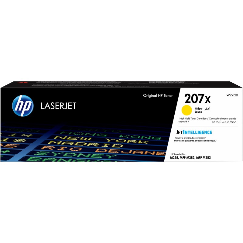 HP 207X (W2212X) High Yield Yellow Toner Cartridge - Original, Up to 2450 Pages — Buy in Cyprus with Fast Delivery