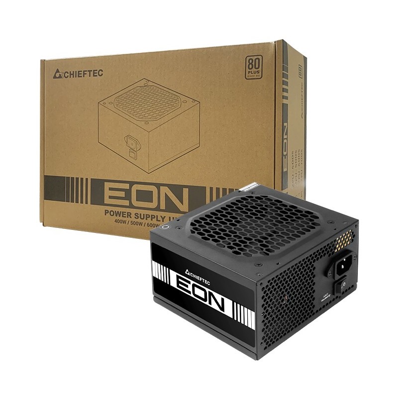 Chieftec EON 600W Power Supply - ATX 2.3 - 80 PLUS, Non-Modular, Black — Buy in Cyprus with Fast Delivery