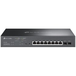 TP-Link Omada SG2210MP - 10-Port Gigabit Smart Switch (8x PoE+ 150W, 2x SFP) - Black, 1U Rackmount
