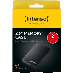 Intenso 2.5-inch 2TB Portable HDD - USB 3.2 Gen1 (USB 3.0) - Black — Buy in Cyprus with Fast Delivery