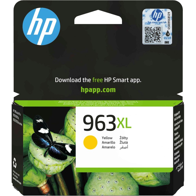 HP 963XL Yellow Original Ink Cartridge - 3JA29AE - (Yellow, Pigment-based, High Yield) — Buy in Cyprus with Fast Delivery