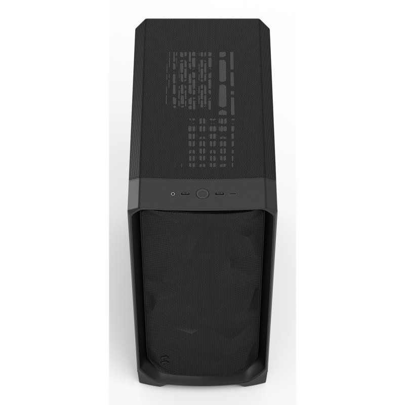 Midi Fractal Design Meshify 3 Black TG Light Tint - Mid Tower PC Case, ATX/E-ATX/Micro-ATX/Mini-ITX