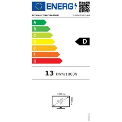 iiyama ProLite XUB2492HSU-W6 24-inch IPS FHD Monitor - XUB2492HSU-W6 - White, 1080p, 100Hz, 0.4ms