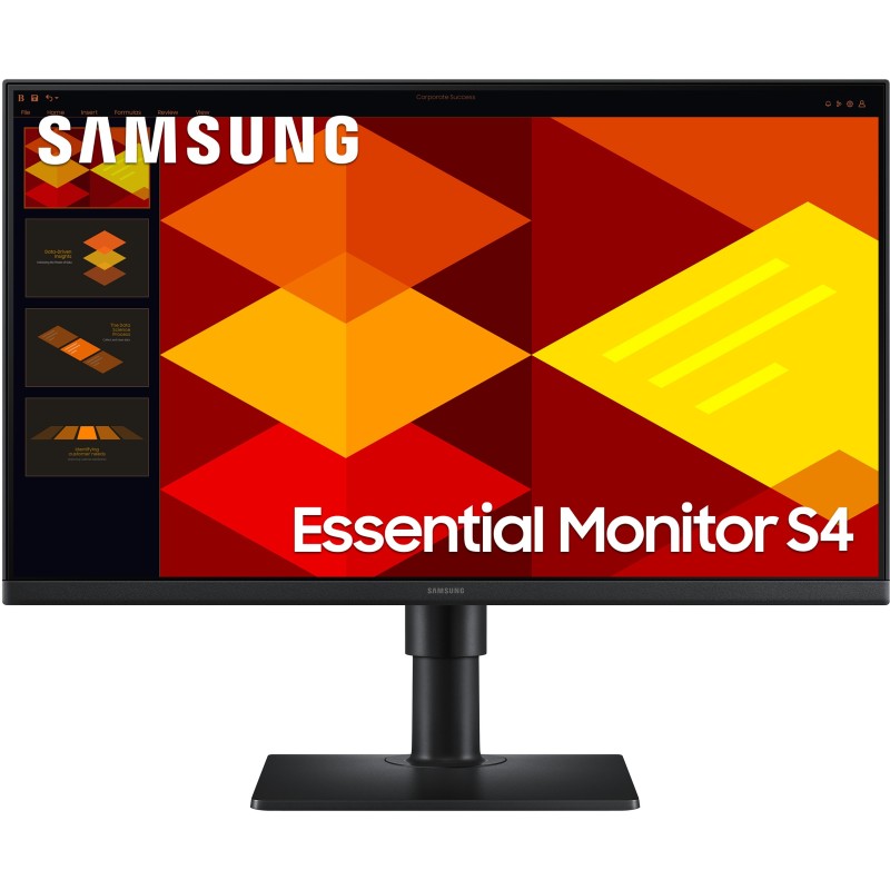 Samsung Monitor - S24D406GAU - IPS, 1080p, 5ms, 100Hz, Black — Buy in Cyprus with Fast Delivery
