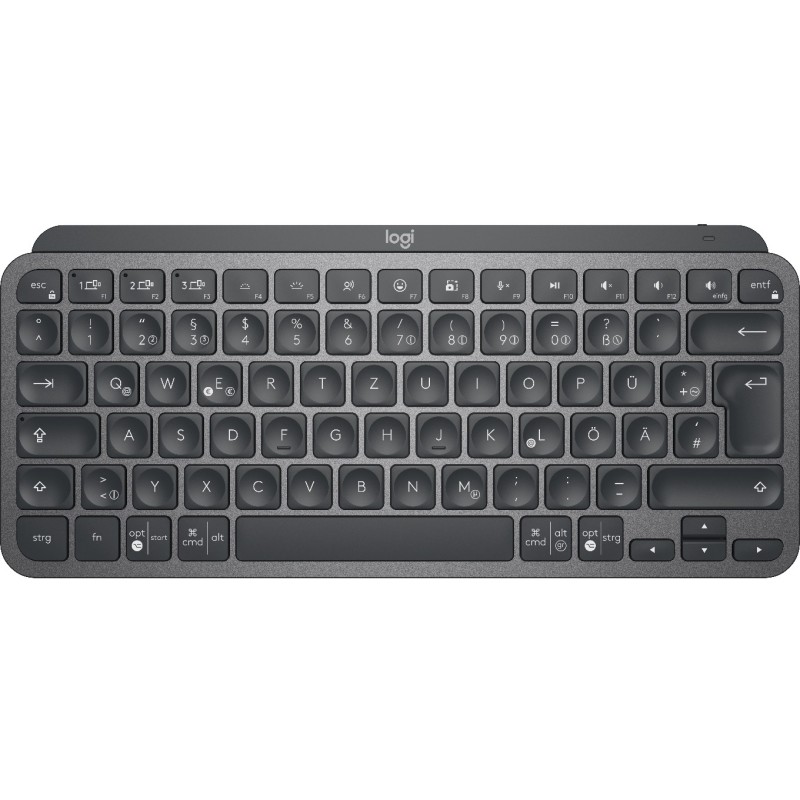 Logitech MX Keys Mini - MX Keys Mini - Graphite, German QWERTZ, LED Backlit, Wireless — Buy in Cyprus with Fast Delivery