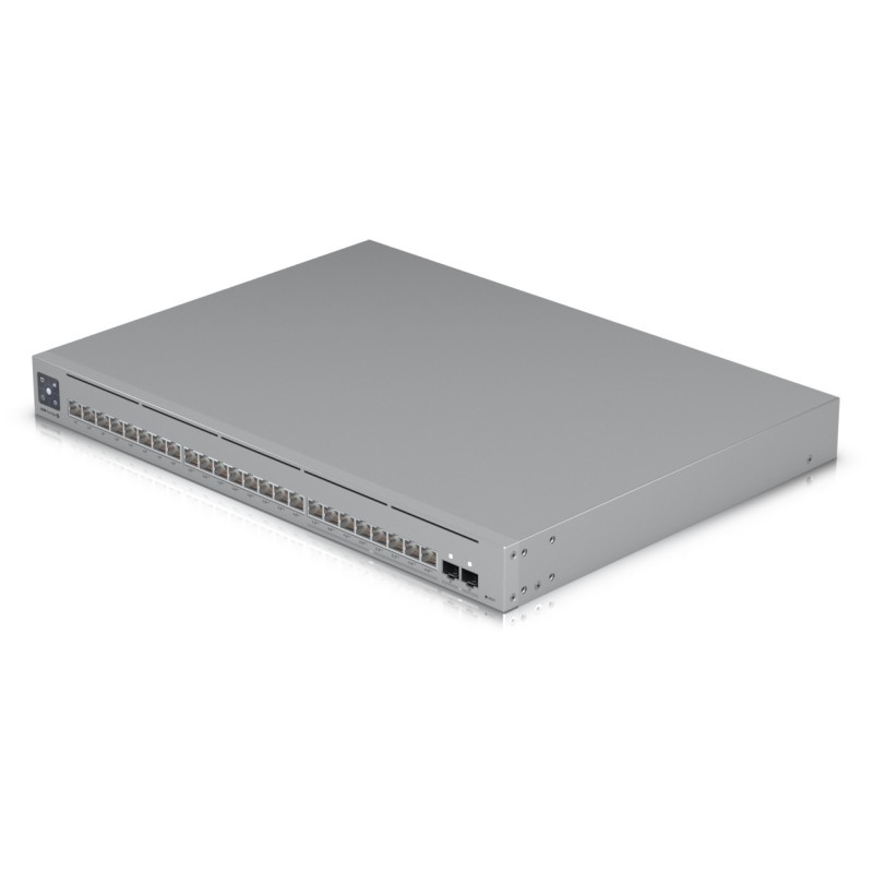Ubiquiti UniFi USW-Pro-Max-24-PoE - Grey - L3 Managed, 24x 2.5G/1G + 2x 10G SFP+, 400W PoE, Rackmount