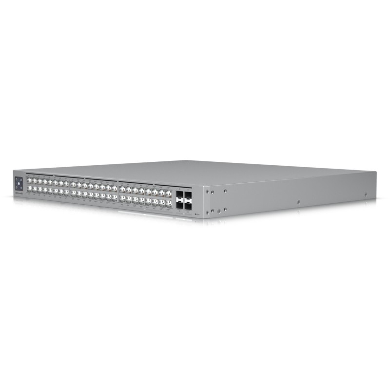Ubiquiti UniFi Switch - USW-PRO-Max-48-PoE - Grey 1U Rackmount, PoE++ 720W, 48-Port L3 Managed