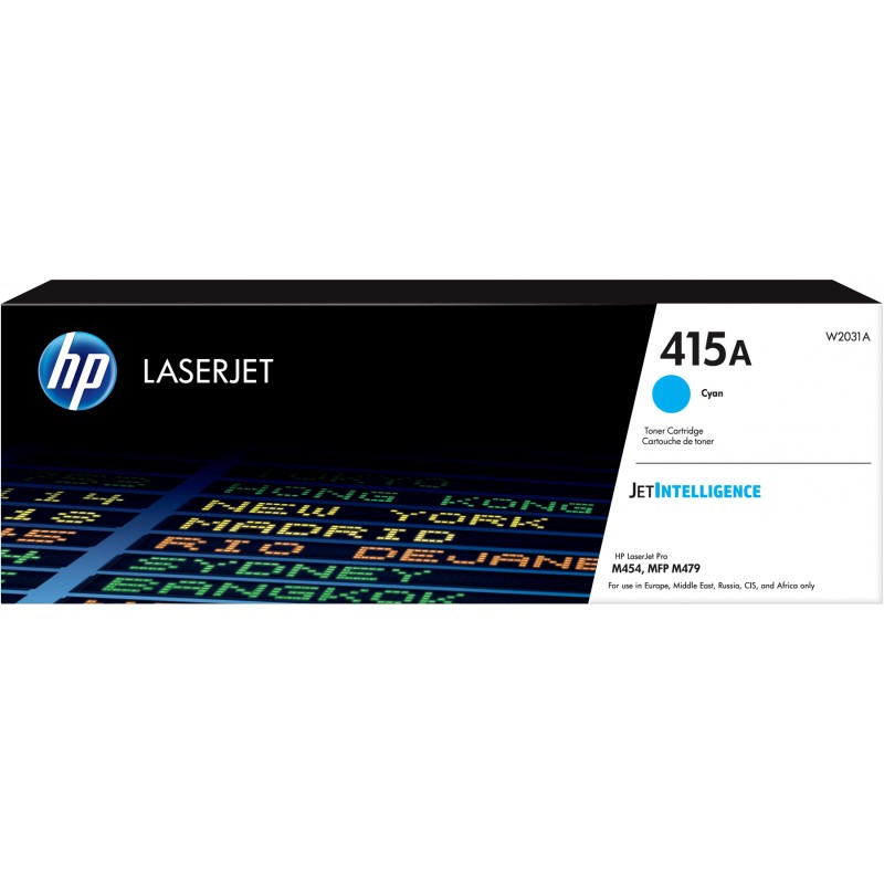 HP Toner 415A - W2031A - Cyan, Original, 2100 pages — Buy in Cyprus with Fast Delivery