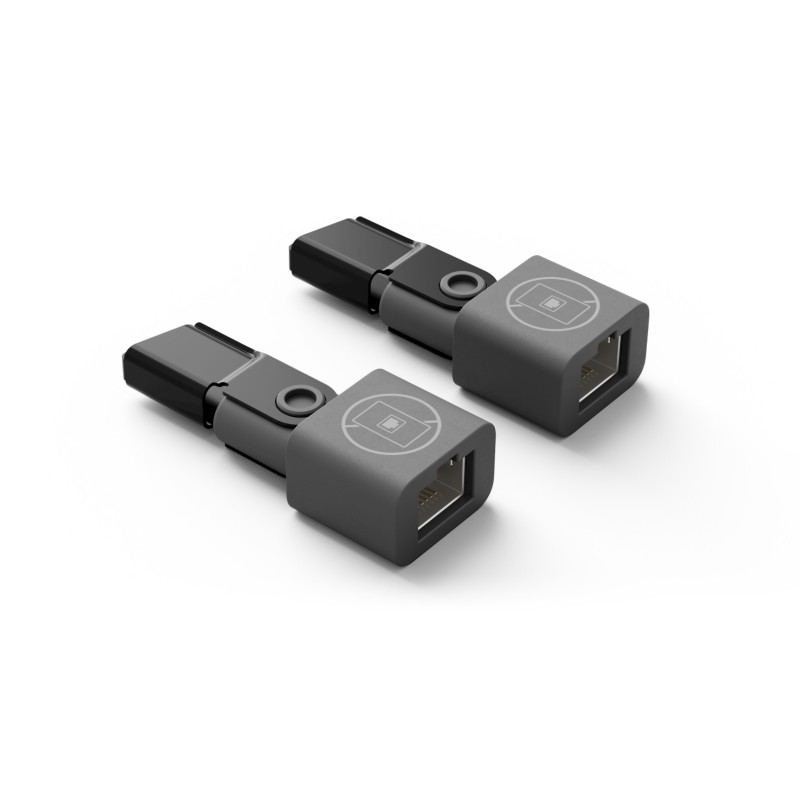 Logitech Network Coupler for Rally Bar (2-Pack) - Cat6, 21.5 cm, Graphite — Buy in Cyprus with Fast Delivery