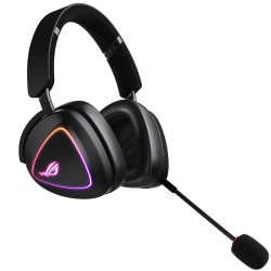 ASUS ROG Delta II - Wired & Dual Wireless Gaming Headset - Black, USB-C, 2.4GHz, RGB — Buy in Cyprus with Fast Delivery