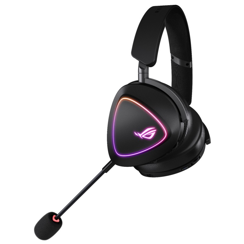 ASUS ROG Delta II - Wired & Dual Wireless Gaming Headset - Black, USB-C, 2.4GHz, RGB — Buy in Cyprus with Fast Delivery