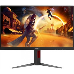 AOC 24G4HA - 23.8" Fast IPS Gaming Monitor, FHD 1920x1080, 200Hz 1ms, HDR10, 2xHDMI2.0+DP1.4, Black/Red