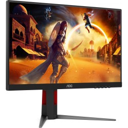 AOC 24G4HA - 23.8" Fast IPS Gaming Monitor, FHD 1920x1080, 200Hz 1ms, HDR10, 2xHDMI2.0+DP1.4, Black/Red